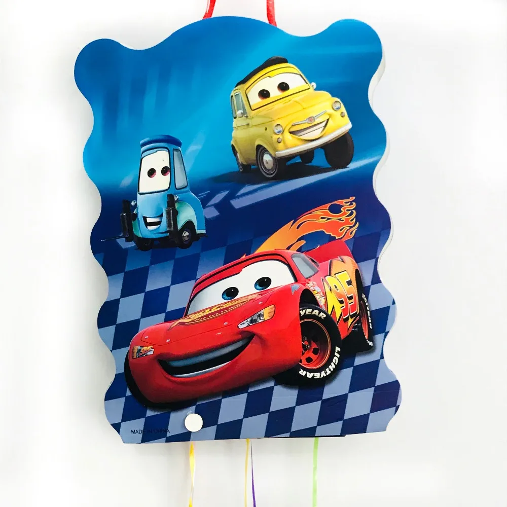 40*30 см Молния Маккуин Pinata мультфильм вечерние принадлежности детские одноразовые пластиковые детские на день рождения Мальчики вечерние сувениры