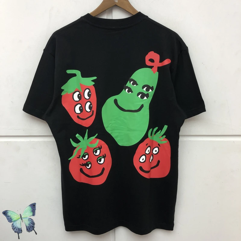Foam Print CPFM.XYZ T-shirt Comics Strawberry Cartton Teapot CPFM XYZ T Shirt Kanye | Мужская одежда