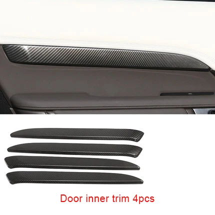 Для Land Rover discovery5- внутренняя отделка из углеродного волокна 4 шт - Цвет: Door inner trim
