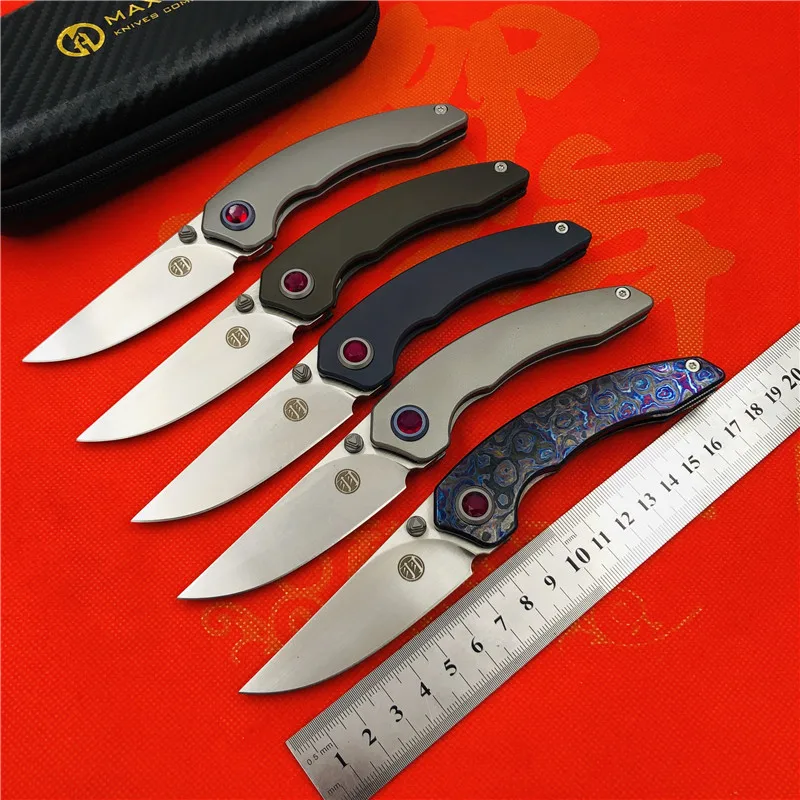 Maxace samurai original folding knife G10 handle K110 steel sand light small folding knife outdoor camping fishing tool