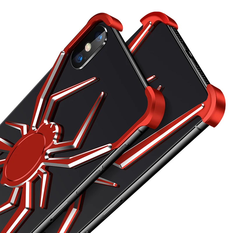 Для IPhone XS Max, Кронштейн для мобильного телефона, металлическая рамка в форме паука, индивидуальная рамка для телефона