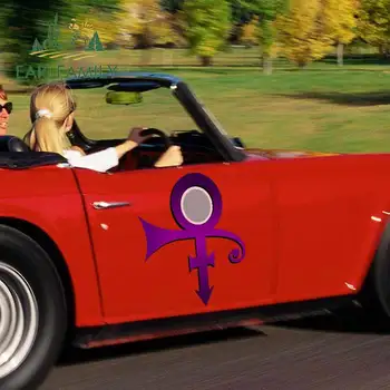 

EARLFAMILY 43cm x 36.3cm for Prince Logo Car Sticker Windows Surfboard Decals Windshield Decoration Laptop Car Door