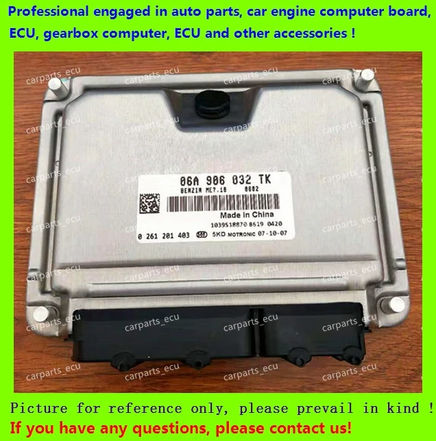 

For car engine computer board/VW ECU/Electronic Control Unit/06A 906 032 TK/0261201403/06A906032TK