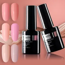 Beautilux 1 шт естественно элегантный светло розовая роза кожи Цвет гель лак для ногтей замочить от УФ-светодиодный гели лак для ногтей лак 10 мл
