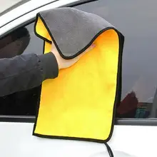 Супер-Впитывающее микроволокно полотенца для мытья машины Чистка автомобиля быстрая сушка Протрите ткань двухсторонняя Чистка полировка уход ткань полотенца