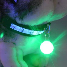 1 шт. светодиодный фонарик ошейник для собак и кошек светящаяся подвеска безопасность домашних животных ночью светящееся яркое украшение ошейники для собак