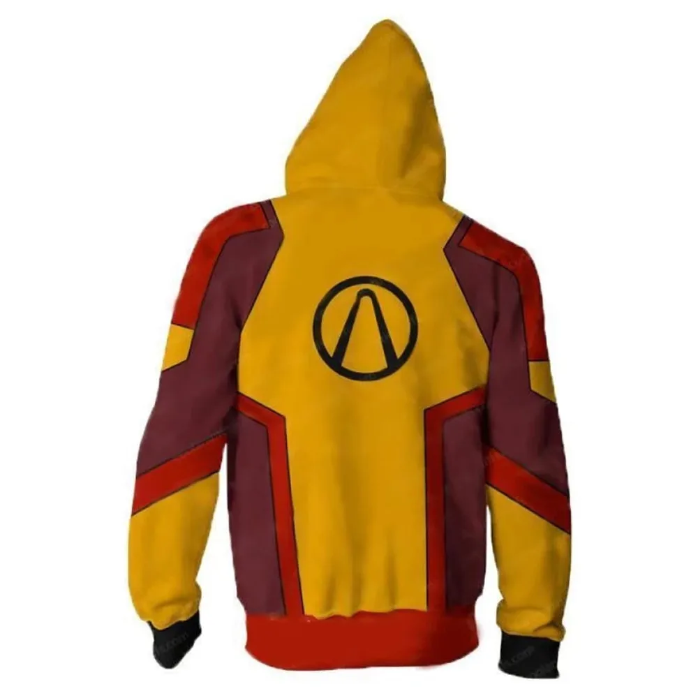 Игра Borderlands 3 Assassin Zer0 толстовки Костюмы для косплея 3D печатных обувь для мужчин и женщин; обувь для открытий», куртка с капюшоном, Топ