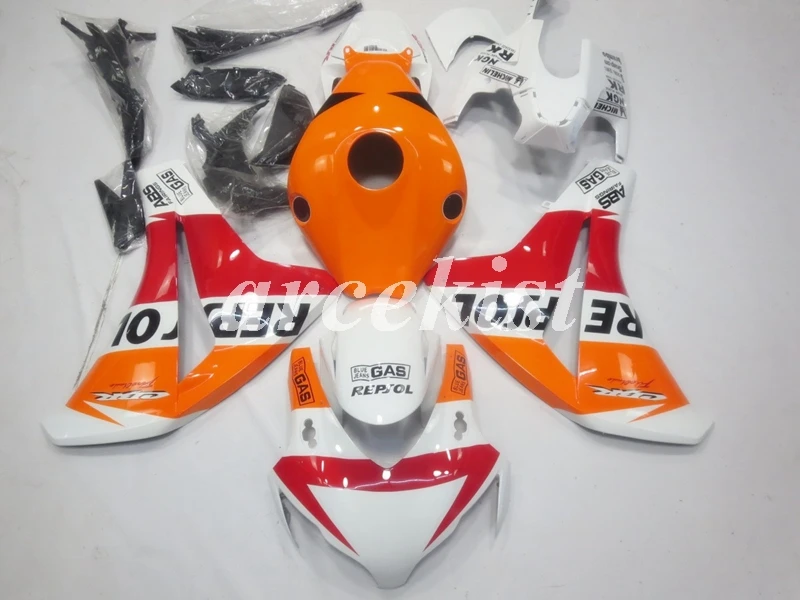 4 подарки ABS(литьевая форма) мотоцикл Полный Обтекатель кузова Набор для Honda CBR1000RR 2008 2009 2010 2011 черный