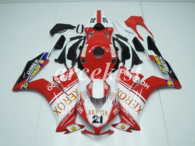ABS Полный обтекатели Наборы Подходит для HONDA CBR1000RR 2012 2013 для детей возрастом 12, 13, 14, 15, 16 CBR1000 1000RR тела комплект одежды с цифрами 21