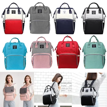 

Baby Diaper Bag Mummy Maternity Nappy Bag Large Capacity Diaper Storage Bag for Stroller Outdoor Travel Backpack Washable