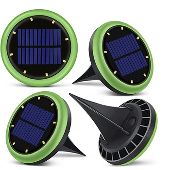 

Underground Lamps 8 LED solar ground lamps waterproof outdoor garden path lighting Decor lawn lamp Lane path underground dark
