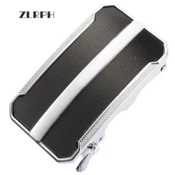 Zlrph novo genuíno masculino cinto de cabeça, fivela de cinto, lazer cinto de cabeça de negócios acessórios fivela automática cintos de moda de luxo