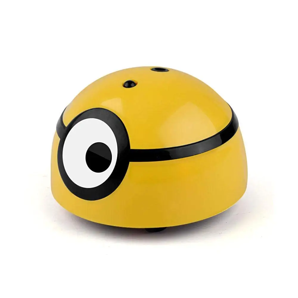 

Mini Children Induction Toy, Intelligent Cute Runaway Little Yellow Man Toy with Shinning Led Light and Lively Sound for Kids