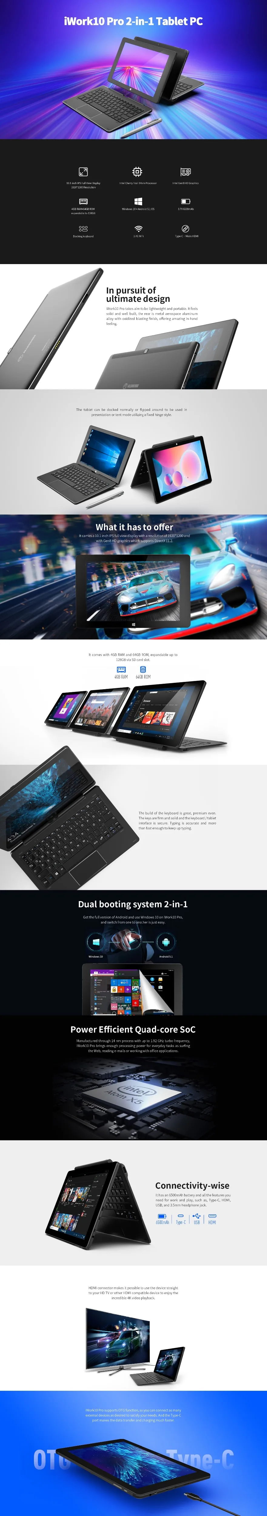 iwork10 pro海外版黑色
