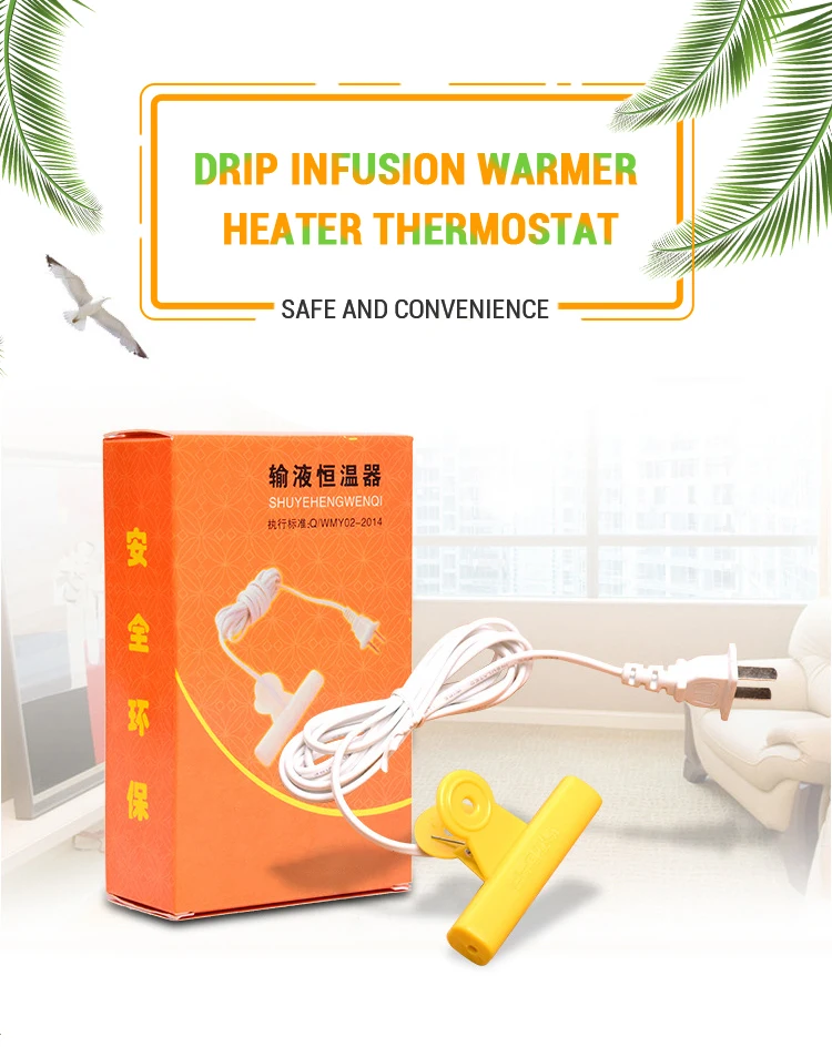 Tropf Infusion Wärmer Heizung Thermostat Heizung Patch Tasche Clip Infusion Wärmer Thermostat Heizstab – Detail 1