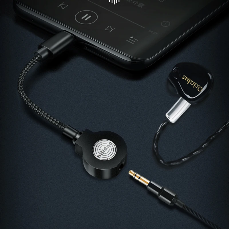 Hilidac Audirect Atom Pro MQA ESS9218C Pro Lossless Portable Headphone Amplifier AMP USB DAC TYPE C Lightning PCM 32Bit 384kHz