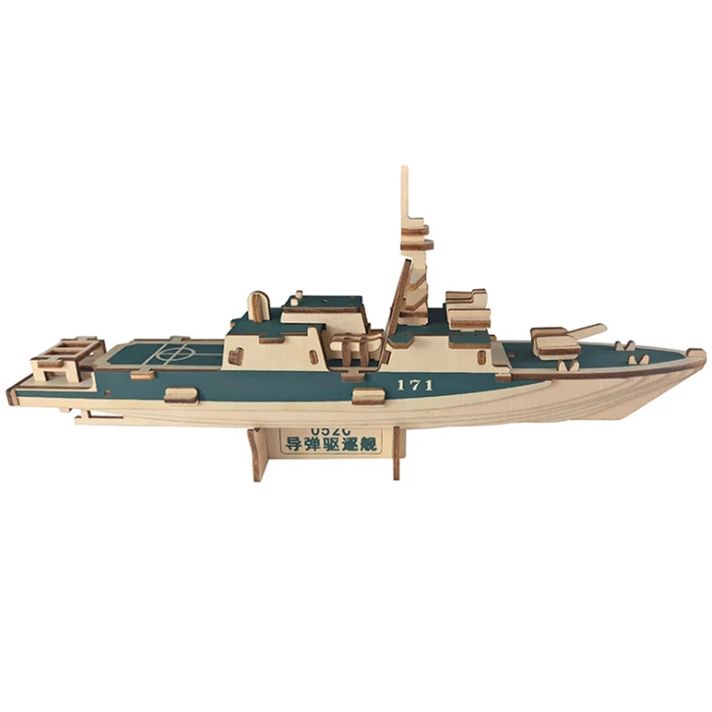 Sailboat Diy игрушка головоломка 3D маленькая лодка Развивающие детские подарочные