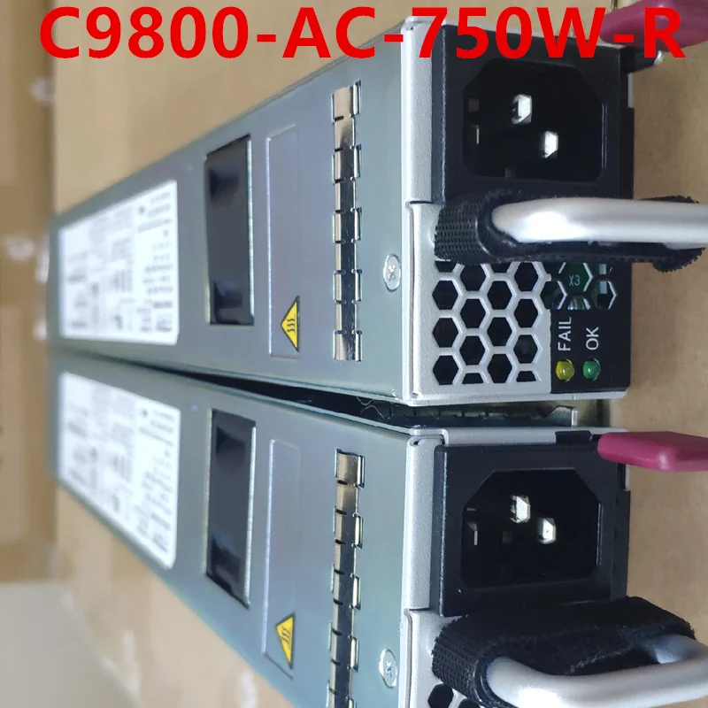 시스코 9800 전원 공급 장치, C9800-AC-750W-R 431-100758-01 341-100758 용, 750W, 거의 신제품