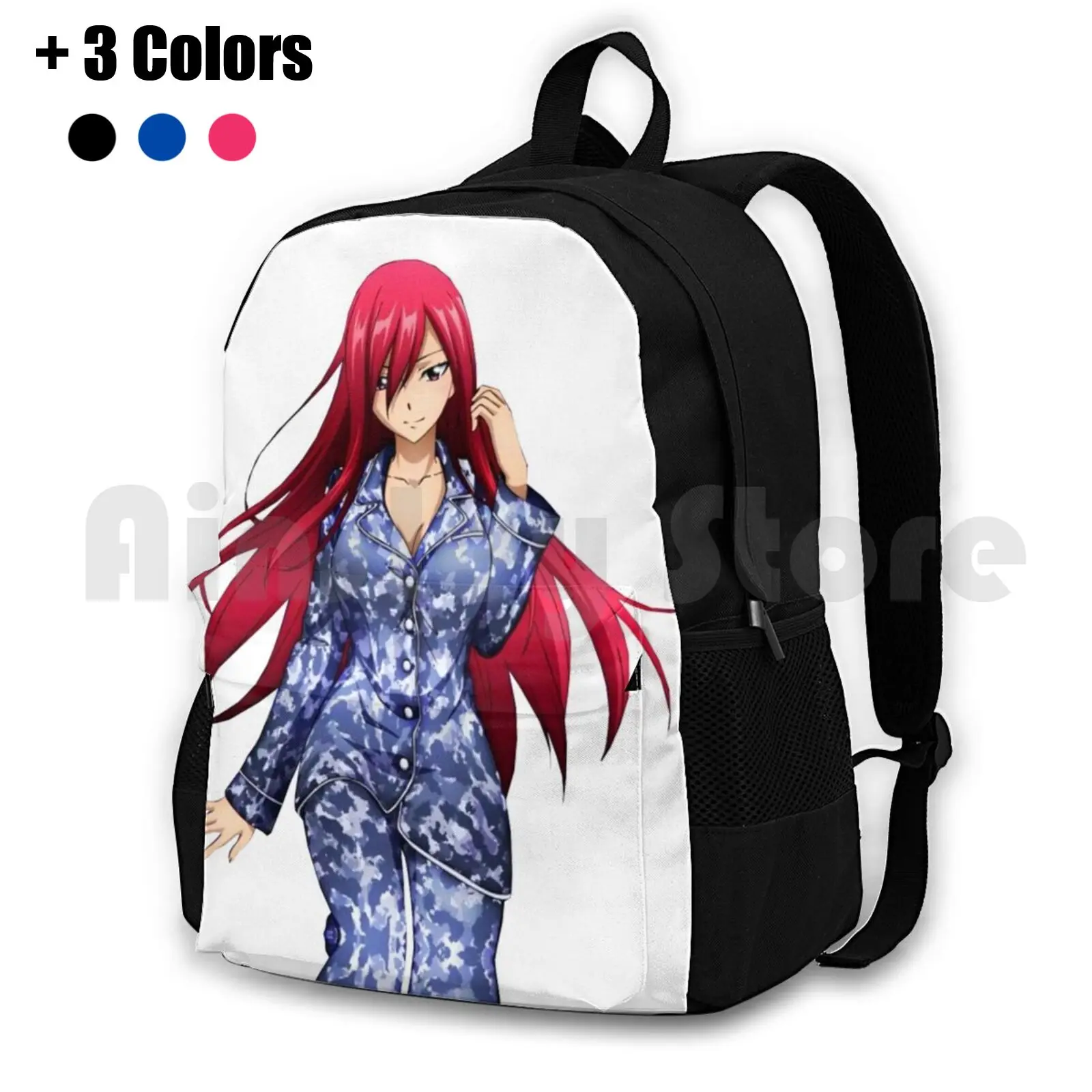 Erza Zaino Da Trekking All'Aperto Impermeabile Campeggio Viaggio Fairy Tail Lucy Fairy Tail Coli Manga Sexy Anime Ladie Natsu Mirajane