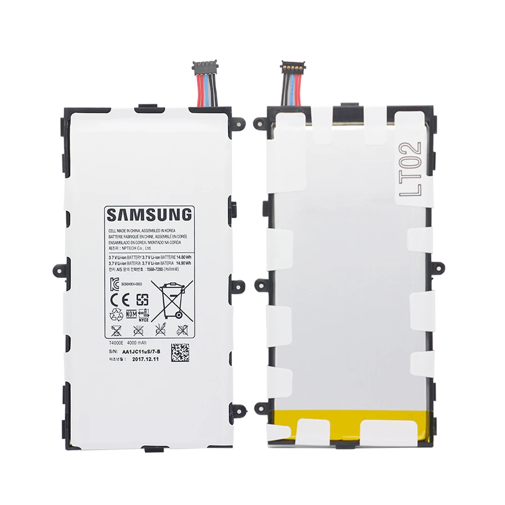Оригинальный аккумулятор для SAMSUNG T4000E 4000 мАч Samsung Galaxy Tab3 7 0 T210 T211 T2105 T217a SM Сменный