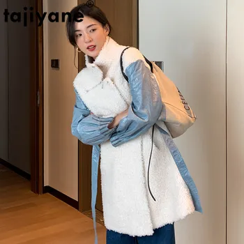 

Real Fur Coat Female Wool Genuine Leather Jacket Autumn Winter Sheepskin Coat Women Clothes 2019 Korean Manteau Femme CD2019007L