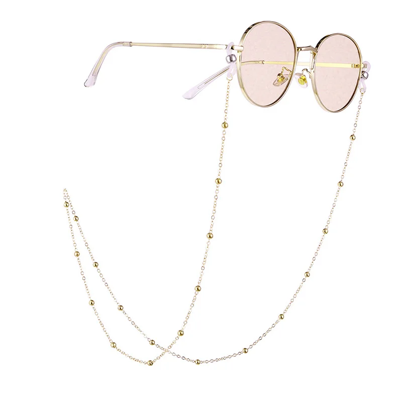 Fashion Chic Reading Beaded Glasses Chain Eyewears Cord neck strap Rope Womens Gold Silver Eyeglass Chains Sunglasses
