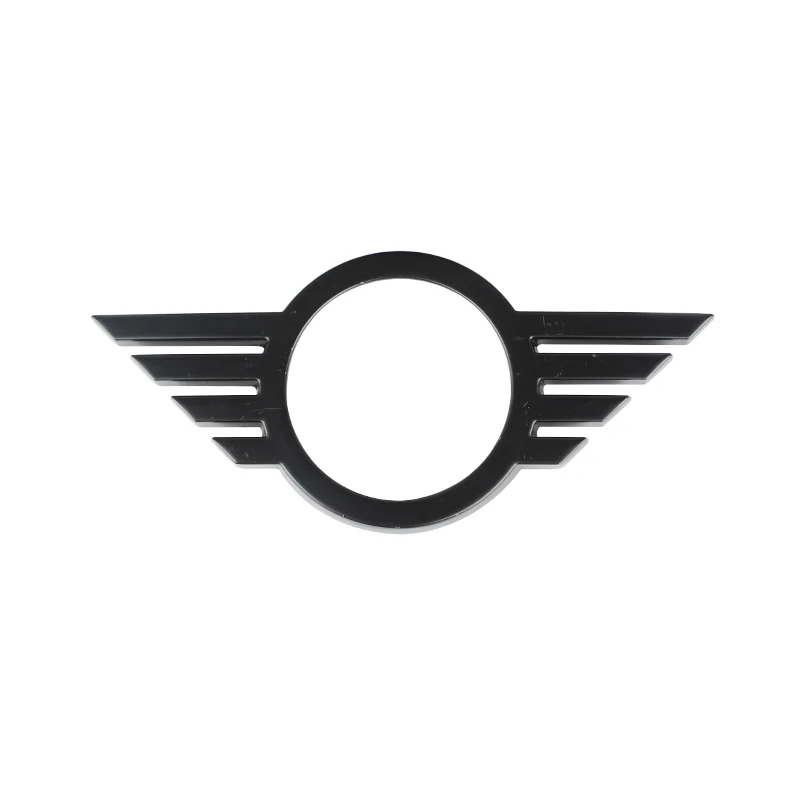 Черная матовая Передняя головка капота задняя Задняя Крышка багажника логотип металлическая наклейка для Mini Cooper F55 F56 F57 F60 только - Название цвета: Front Logo black