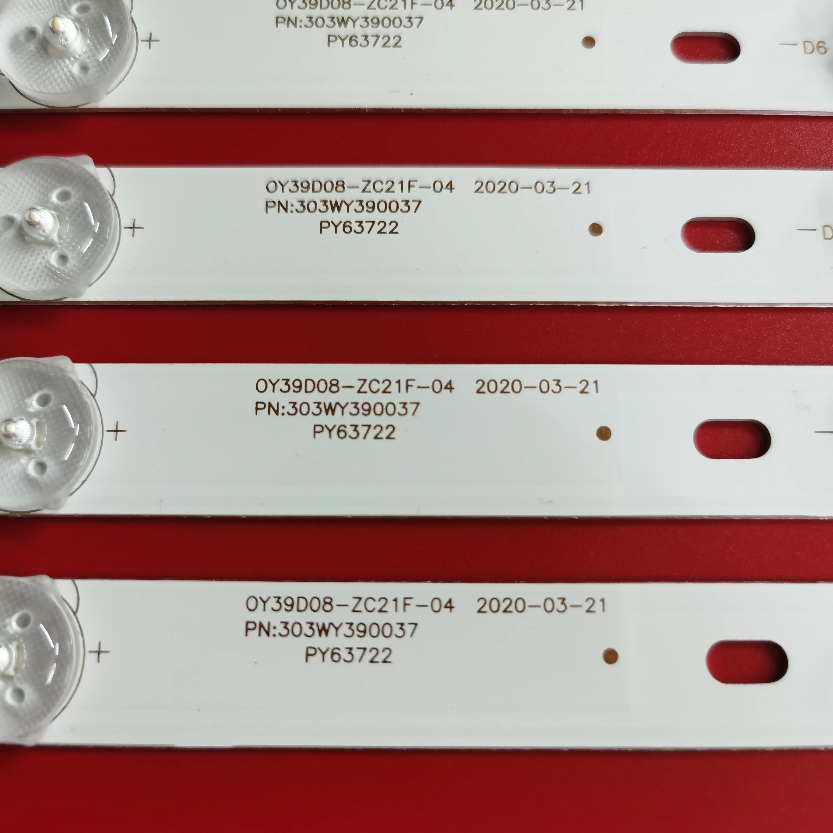 led backlight strip 4PCS/lot LED Strip OY39D08-ZC21F-04 OY39D08-ZC14F-04 LED-39B700S LED-39B350 303WY390037 303WY390033 LE39D71 LE39F51S led tv backlight strip