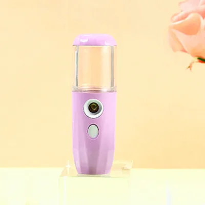 Золотой Увлажнитель воздуха для лица, увлажняющий спрей, Ручной USB Пароварка, портативный спрей для ухода за кожей, автомобильный офисный нано арома-диффузор - Цвет: Золотой