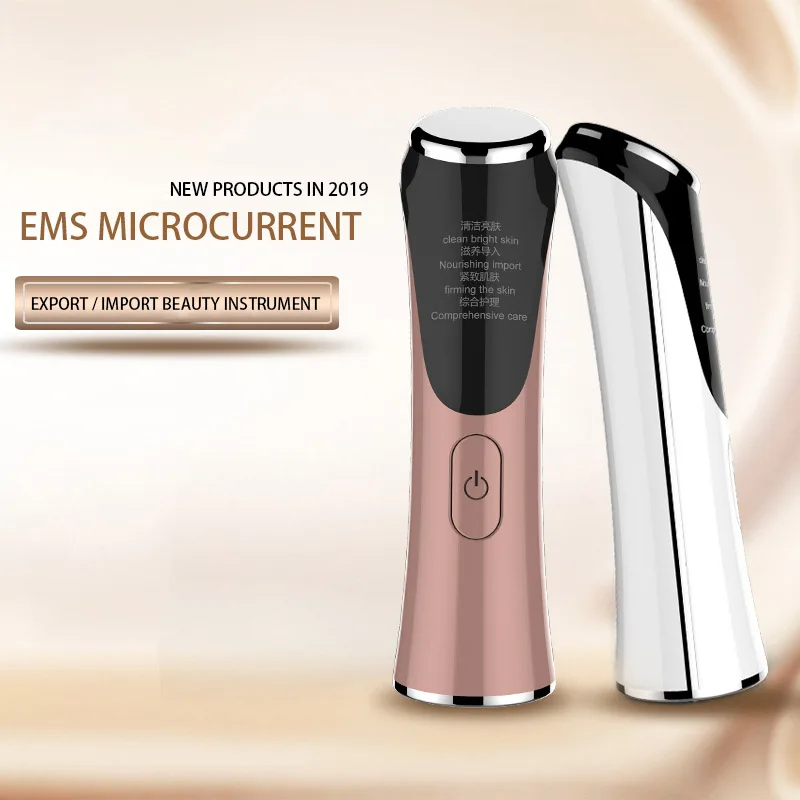 

Sonic Vibration EMS Ion Face Beauty Device Heating Lift Facial Massage Firming Skin Care Comprehensive Nursing Beauty Instrument