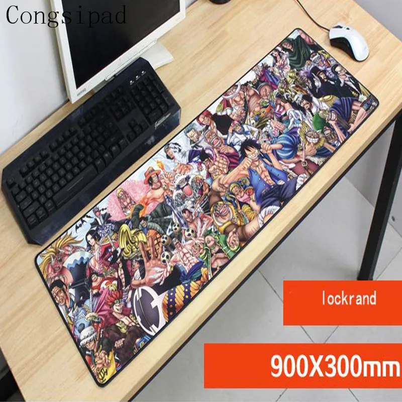

Newest One Piece Pad for Mouse Notbook Computer Large Mousepad Gaming Mouse Pad Personalized with Edge Gamer Lock