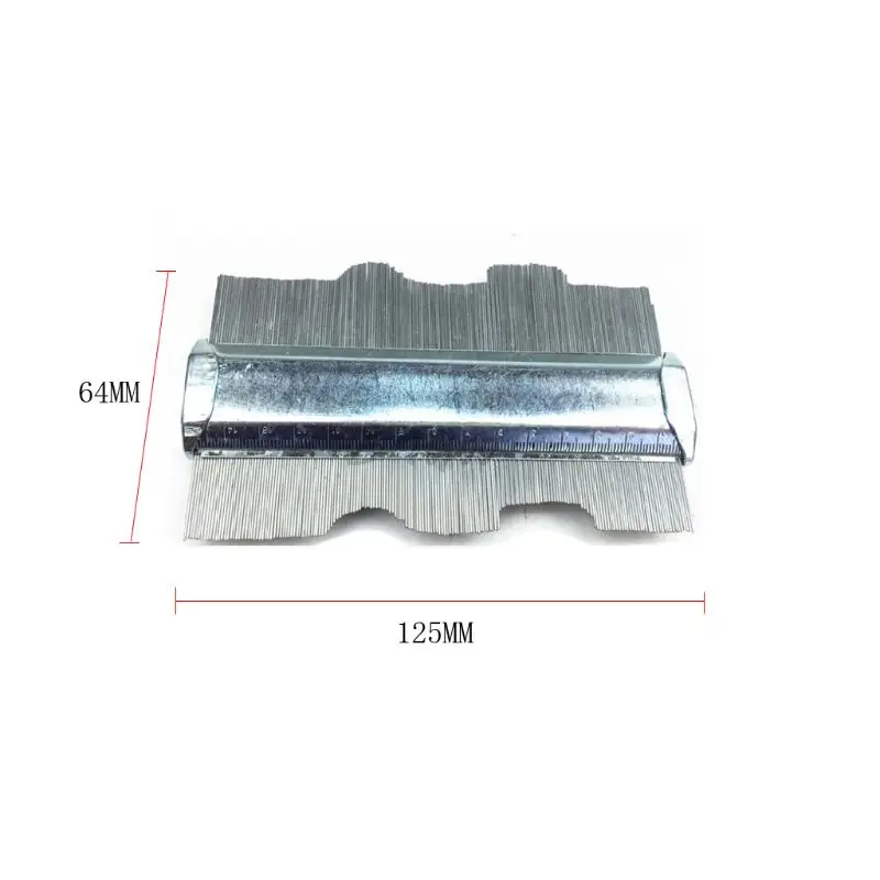 125mm Metal Contour Profile Gauge Irregular Shape Ruler General Measuring Tools