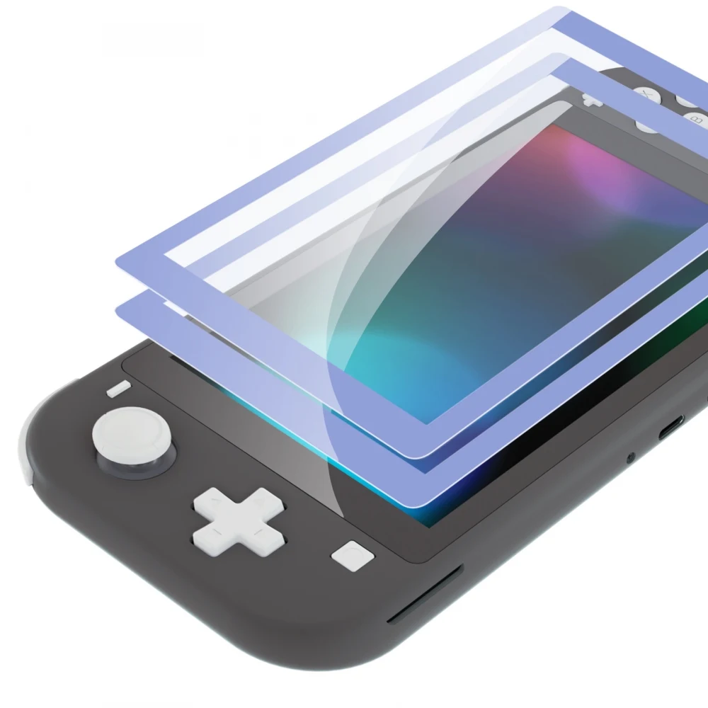 Película de Vidro Temperado com Borda Protetor de Tela para ns Colorida Extremerate Pacotes Transparente Switch Lite 2 - Image 5
