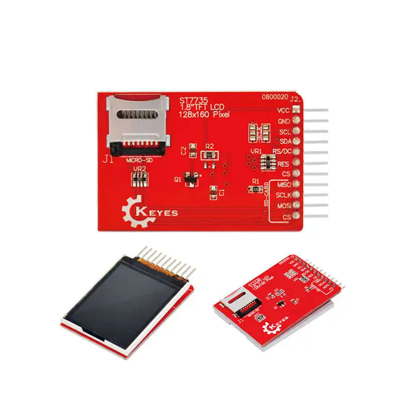 1,8 дюймовый Tft цветной ЖК-дисплей модуль с Spi интерфейсом и Microsd для Arduino Uno Mega R3