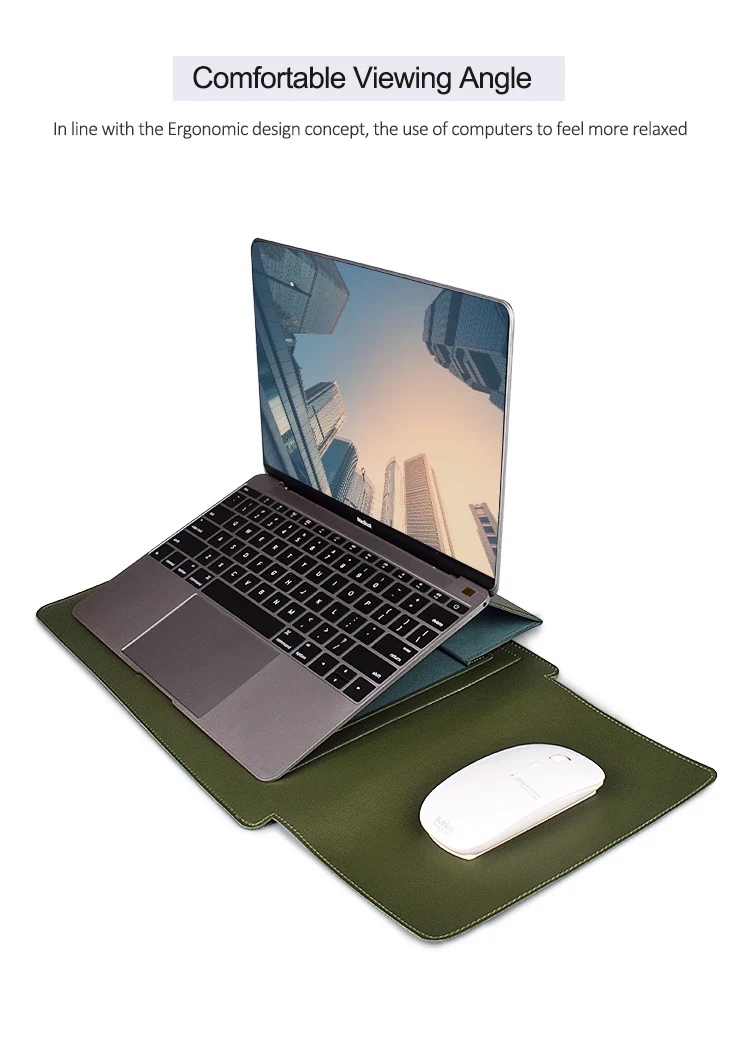 מתקפל מחשב נייד שרוול תיק עבור אפל Macbook Pro 15.4 Mac ספר אוויר 13 13.3 15 אינץ 2020 iPad 12.9 מקרה כיסוי פאוץ אבזרים