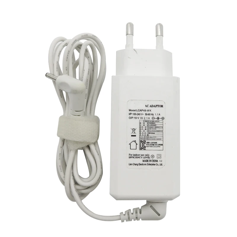 Б/у 40W 19V 2.1A AC адаптер Зарядное устройство LCAP48-WK для LG Gram 13Z975-U.AAS7U1 EU Plug