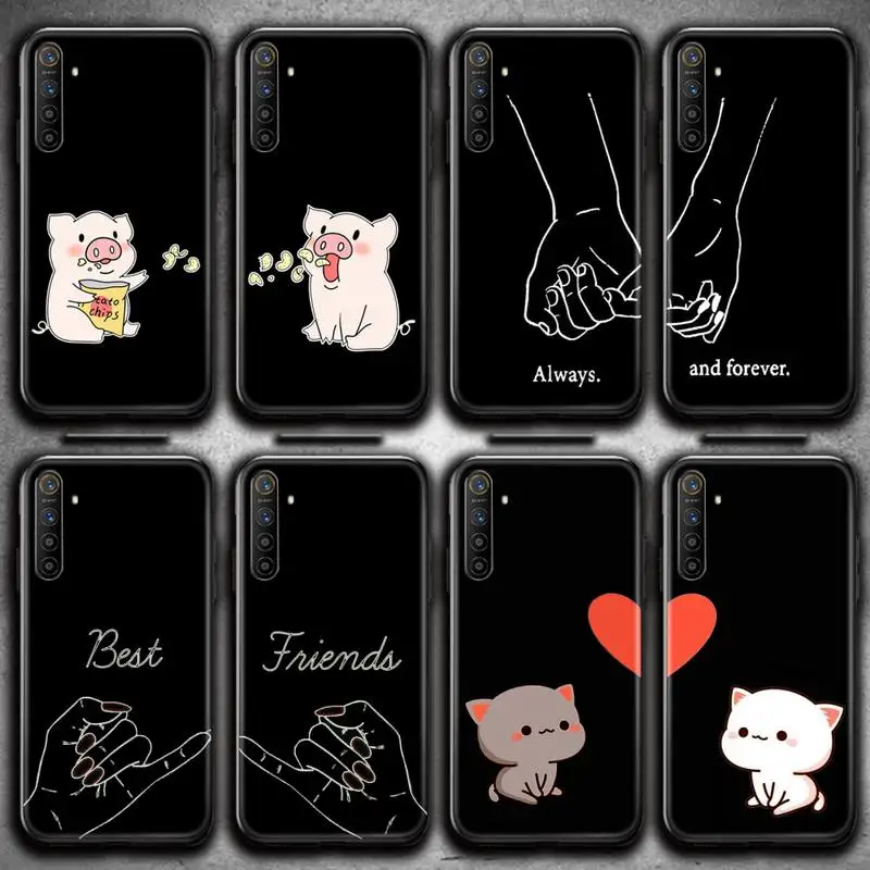 Мультфильм BFF всегда и навсегда &quotЛучшие друзья&quot чехол для телефона OPPO Realme 6 Pro C3
