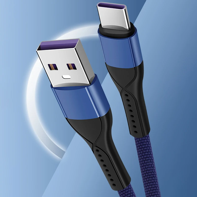 Кабель Micro usb 5A для быстрой зарядки Huawei Mate 40 Samsung Xiaomi Android мобильный телефон USB Type C