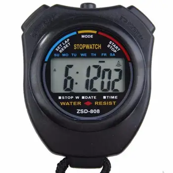 

New LCD Watch Timer Digital Stopwatch Professional Handheld Chronograph Sports Stop Watch Timer секундомер спортивный cronometro