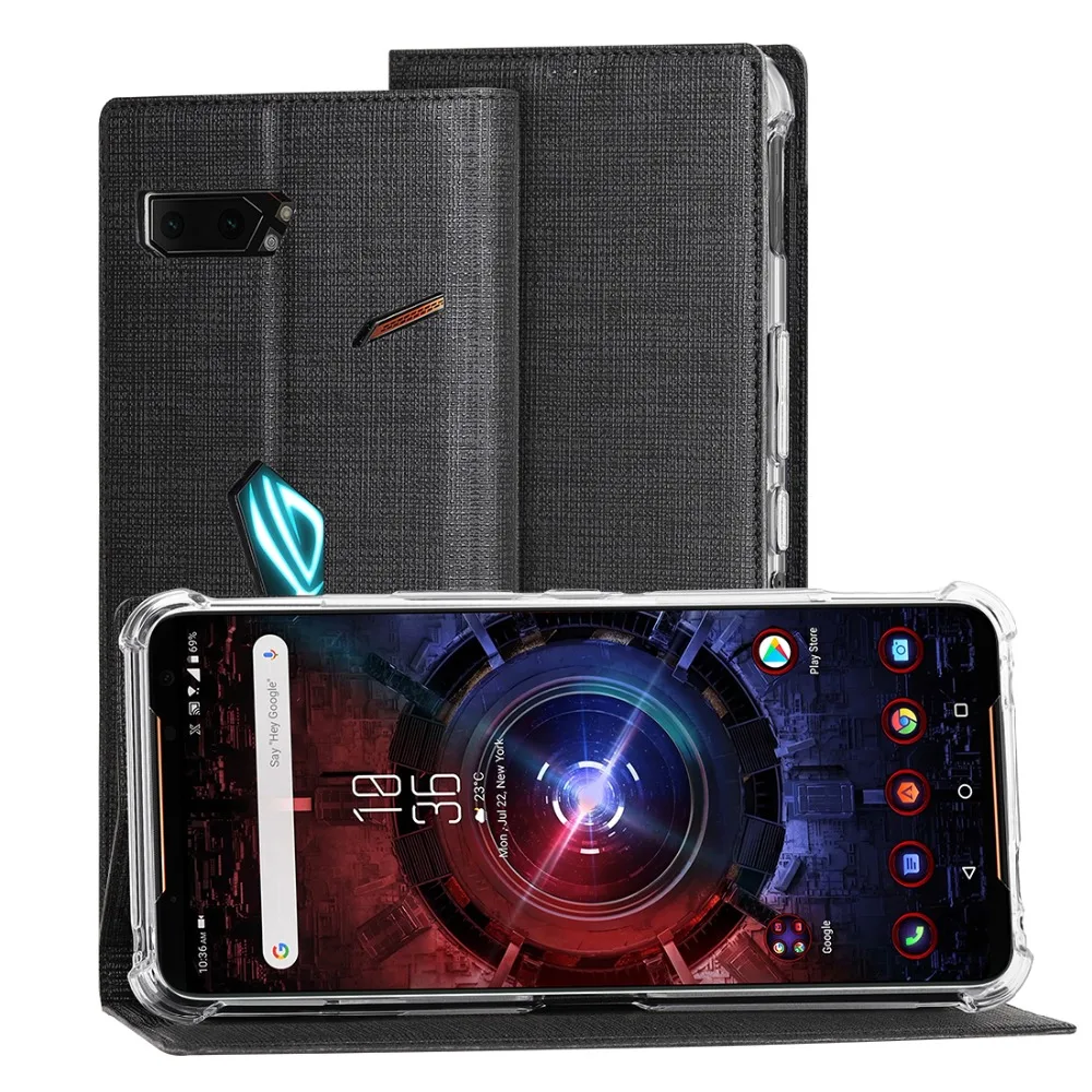Старинная ткань, откидная крышка для Asus ROG 2, кошелек, карточка, подставка для книг, чехол с подставкой для Asus ROG 2