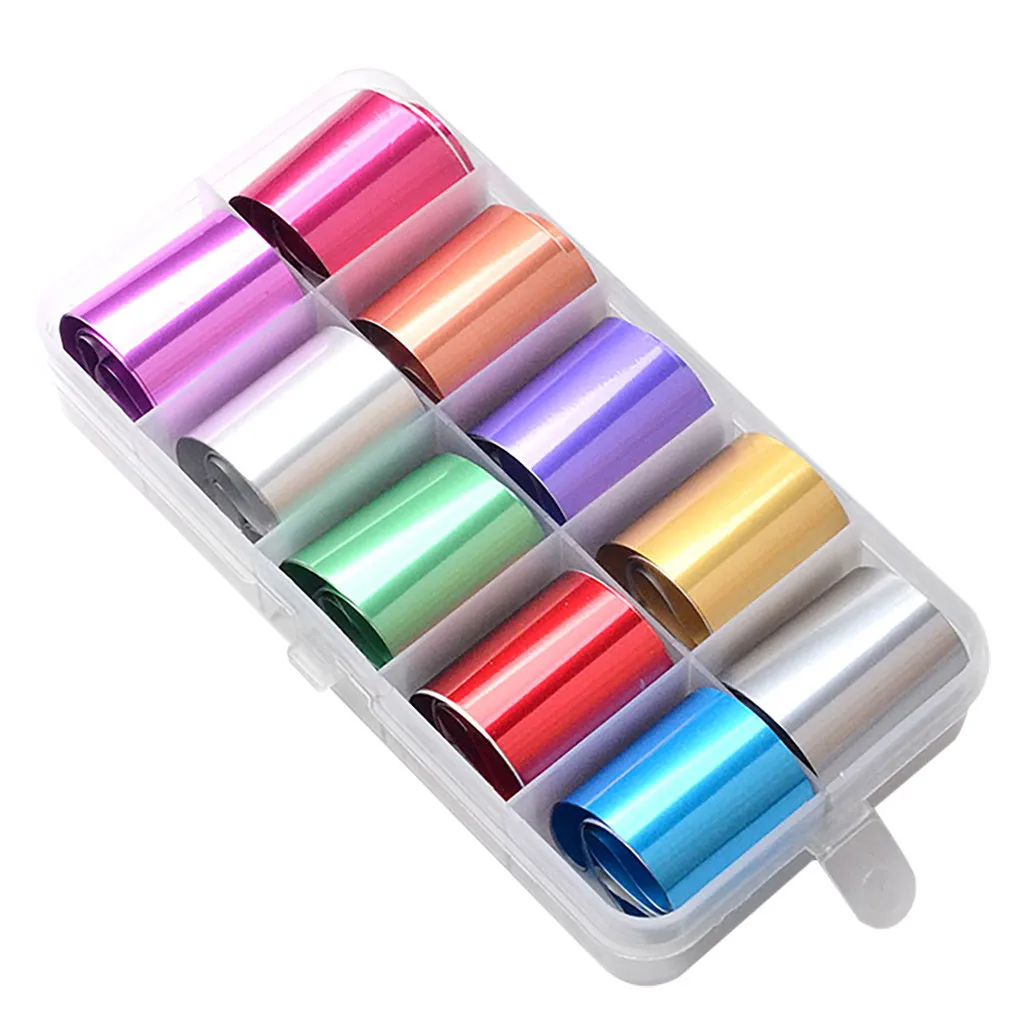 Nail Seven Colors Star Sky Transfer Paper Nail Star Sky Transfer Paper Box Nail Foil Nail Art Transfer Foil Paper Sticker Nail
