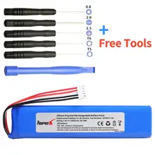 AsperX 1pc 7.4V 5500mAh GSP0931134 Battery Bateria Repalcement for JBL XTREME Xtreme Batteries with Free tools