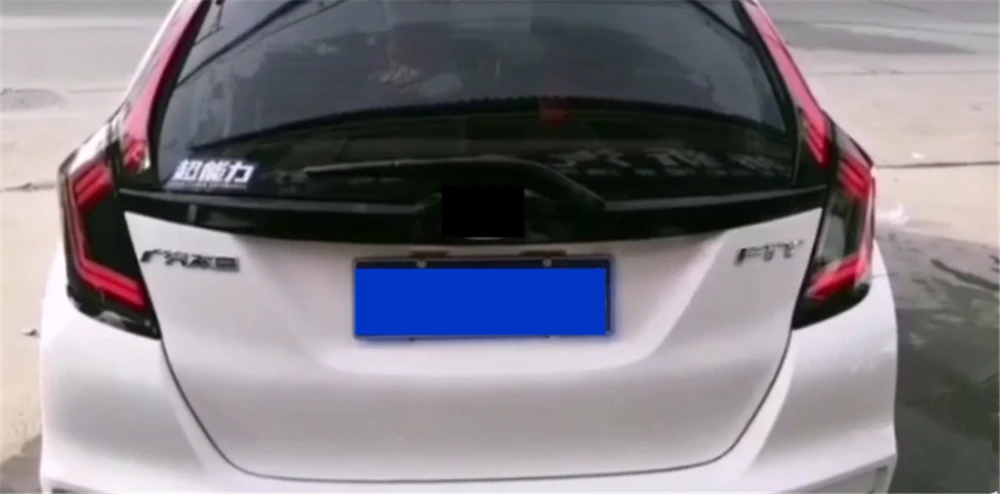 Автомобильный Стайлинг задние фонари для Honda Jazz Fit GK5- светодиодные задние фонари задняя противотуманная лампа задняя лампа DRL+ тормоз+ Парк+ Сигнальные огни
