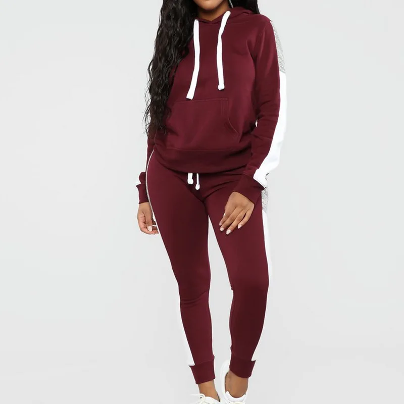 womens jogger and hoodie set