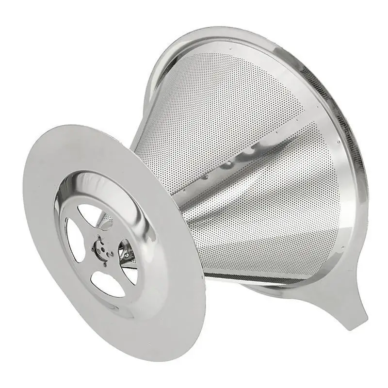 Новые горячие Edelstahl Doppelschicht сетки Kaffee фильтр Tassenfilter Dauerfilter klassch многоразовые
