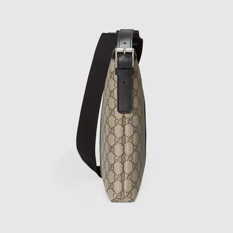 Люксовый бренд Gucci веб GG Supreme, мужские сумки через плечо, повседневные мужские сумки через плечо, деловые сумки 387111 KHNGN 969
