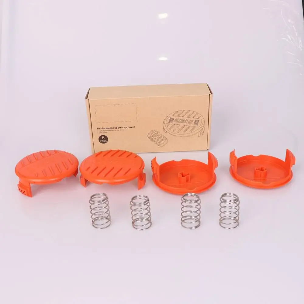 4pcs Replacement Spool String Trimmer Line Suitable For Black+Decker Spool