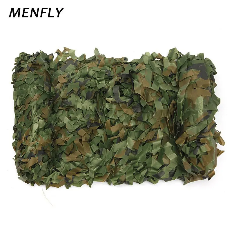 

MENFLY 1.5M Wide Woodland Simple SUN-SHELTER Shading Net CS Hit Game Camouflage Military Cover Netting Military Vehicle Network
