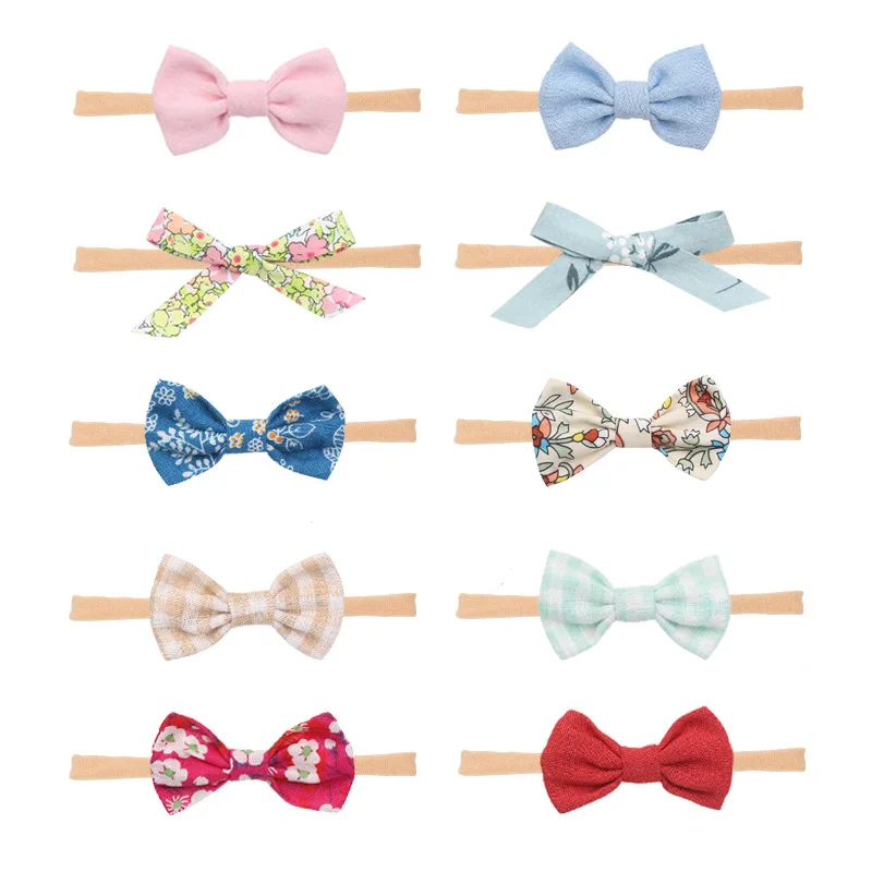 1pc Cute Bow Baby Headband for Girl Nylon Head Bands Turban Newborn Headbands Hairbands