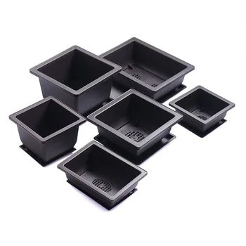 

Imitation Plastic Flower Pot Balcony Square Flower Bonsai Bowl Nursery Basin Pots And Planter Rectangle Flower Pots Tray Bottom